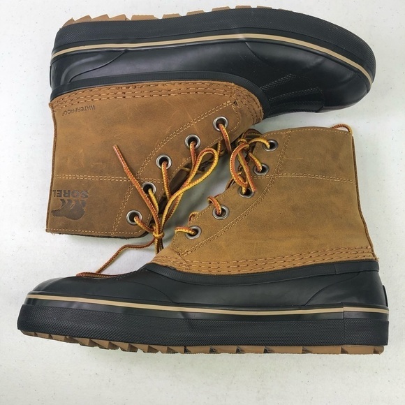 New Sorrel Hand Crafted Waterproof Duck Boots - Picture 3 of 9